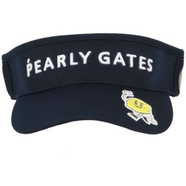 パーリーゲイツ PEARLY GATES　Bioネーム リサイクルツイル バイザー 053-5187502 120 ネイビー　2025年モデル ネイビー 詳細4