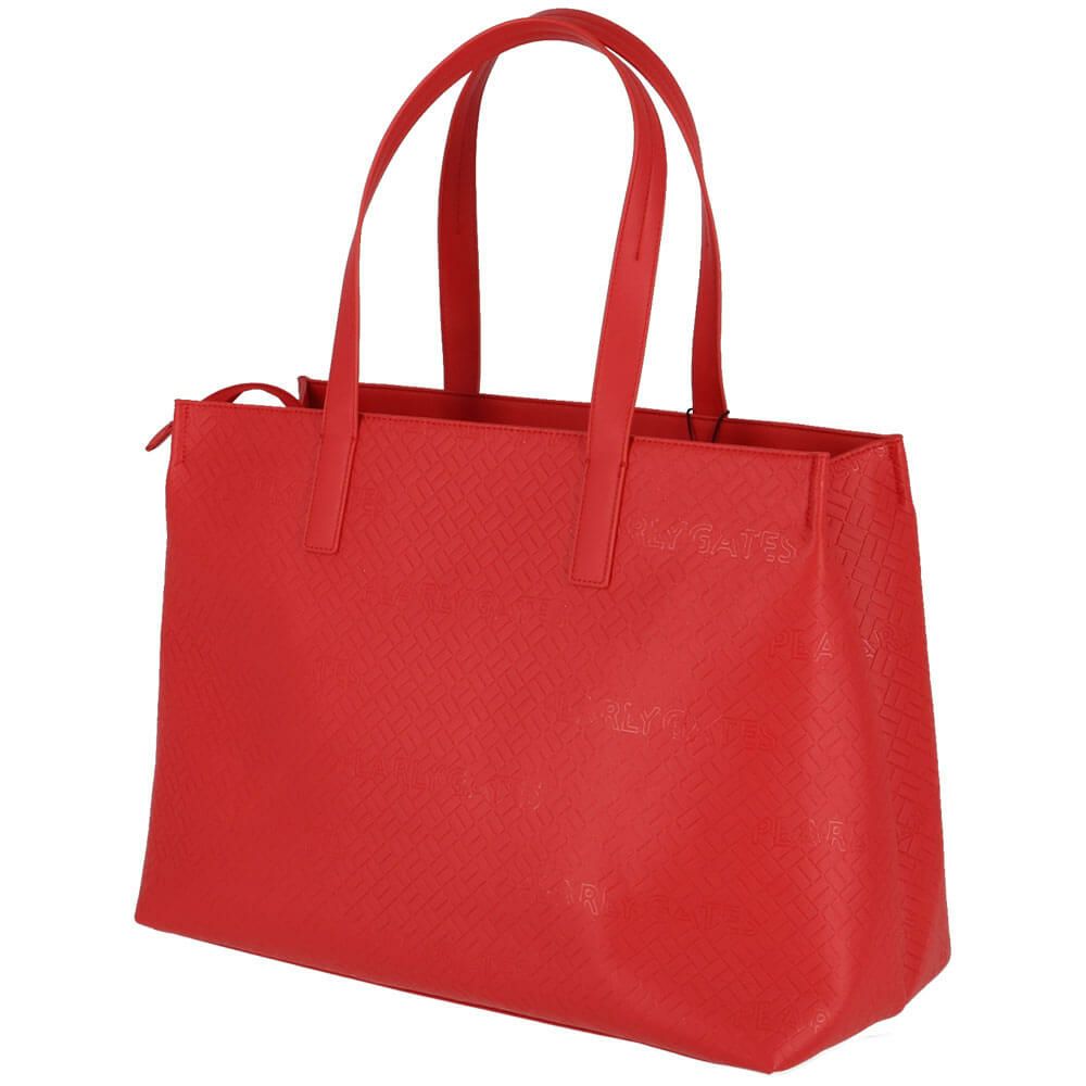 パーリーゲイツ PEARLY GATES　BASIC ロッカーバッグ 053-5981500 100 レッド　2025年モデル レッド 詳細2