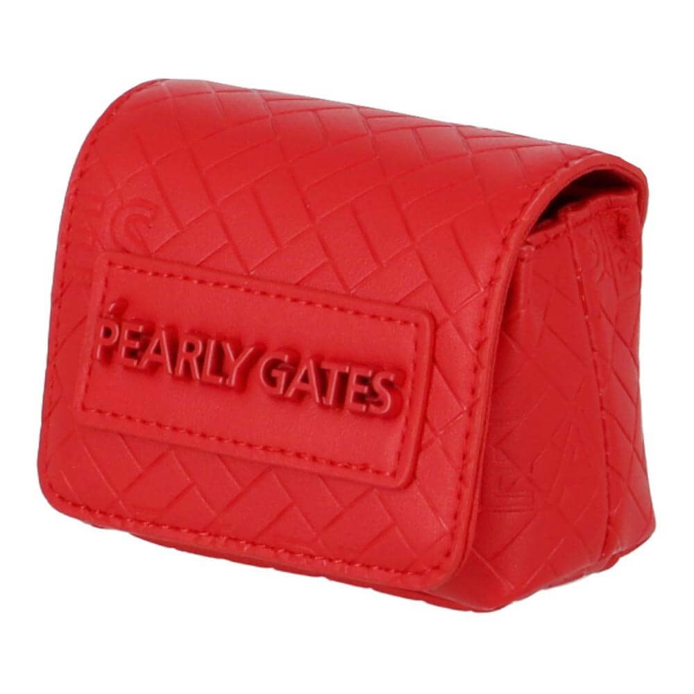 パーリーゲイツ PEARLY GATES　BASIC ボールポーチ 053-5984507 100 レッド　2025年モデル レッド