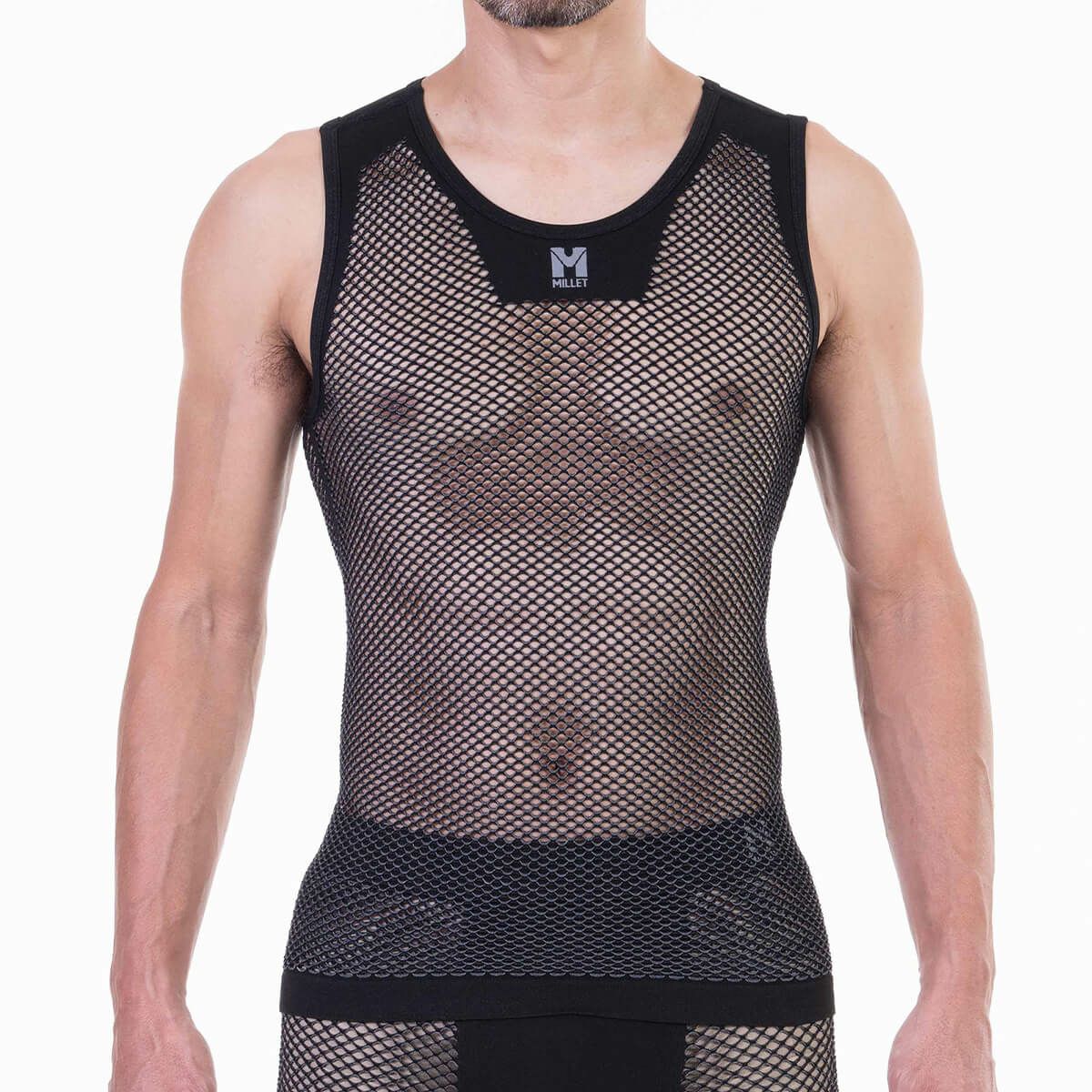 ~[ MILLET@XL[EFA hCi~bN bV m[X[u N[ DRYNAMIC MESH NS CREW MIV01248 2025-2026