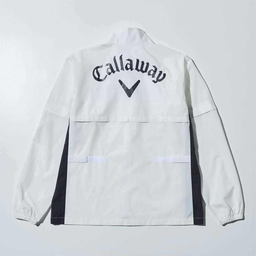 キャロウェイ Callaway　メンズ レインウェア 上下セット C25989100　2025年モデル ホワイト　詳細2