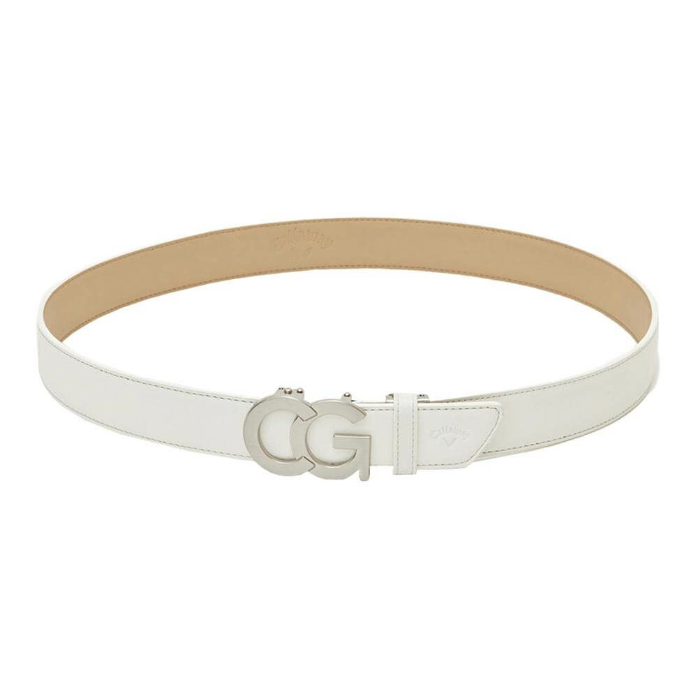 キャロウェイ Callaway　メンズ セレーション ベルト C25992101 1030 ホワイト　2025年モデル ホワイト