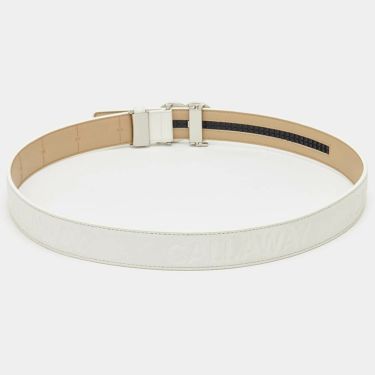 キャロウェイ Callaway　メンズ セレーション ベルト C25992101 1030 ホワイト　2025年モデル ホワイト 詳細2