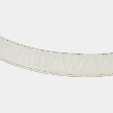 キャロウェイ Callaway　メンズ セレーション ベルト C25992101 1030 ホワイト　2025年モデル ホワイト 詳細3