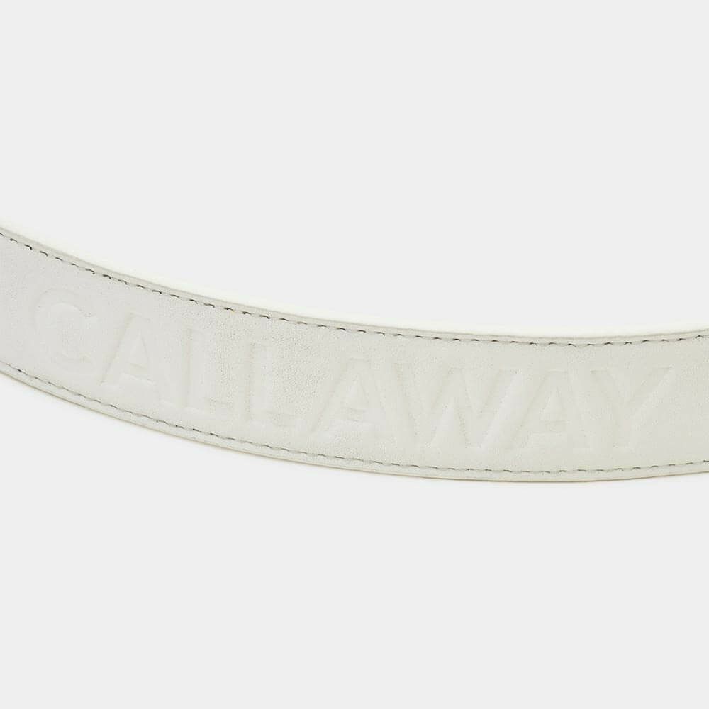 キャロウェイ Callaway　メンズ セレーション ベルト C25992101 1030 ホワイト　2025年モデル ホワイト 詳細3