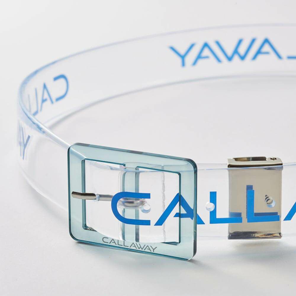 キャロウェイ Callaway　レディース ロゴプリント クリア ベルト C25192204 1111 ブルー　2025年モデル ブルー 詳細3