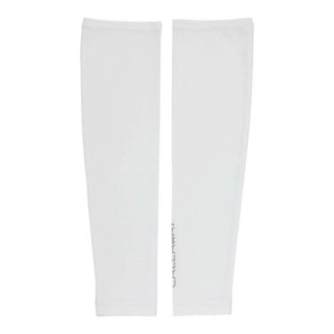 キャロウェイ Callaway　メンズ クールコア ロゴプリント アームカバー C25198101 1030 ホワイト　2025年モデル ホワイト