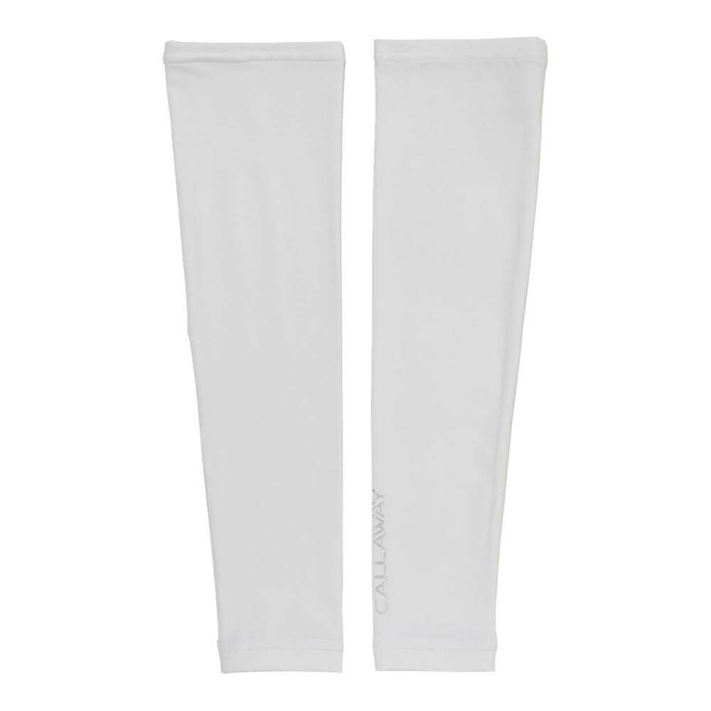 キャロウェイ Callaway　レディース クールコア ロゴプリント アームカバー C25198201 1030 ホワイト　2025年モデル ホワイト