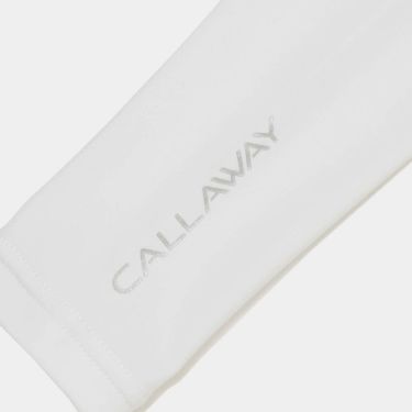 キャロウェイ Callaway　レディース クールコア ロゴプリント アームカバー C25198201 1030 ホワイト　2025年モデル ホワイト 詳細2