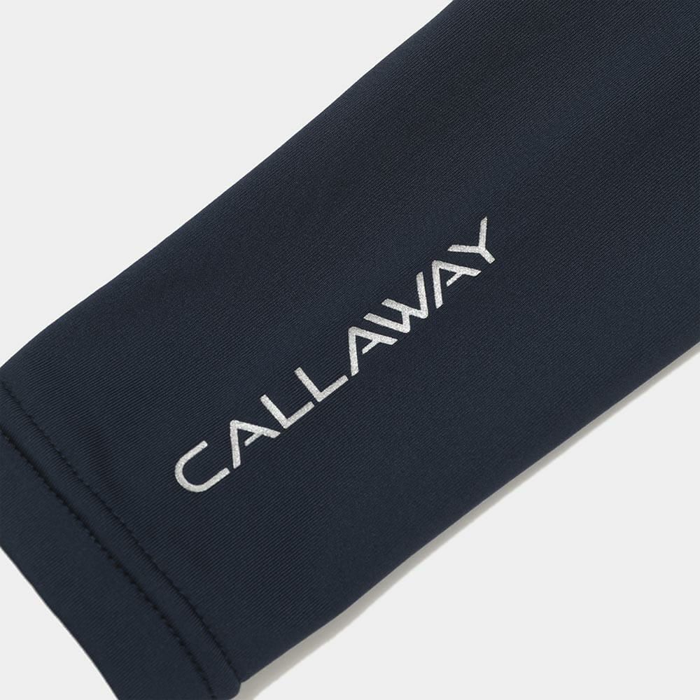 キャロウェイ Callaway　レディース クールコア ロゴプリント アームカバー C25198201 1120 ネイビー　2025年モデル ネイビー 詳細2
