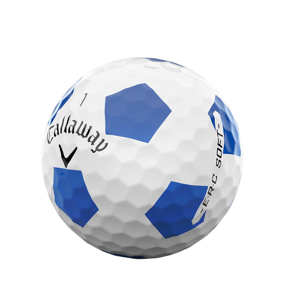 キャロウェイ　ERC SOFT TRUVIS ゴルフボール　1ダース（12球入り） ホワイト/ブルー ホワイト/ブルー（TRUVIS） 詳細2