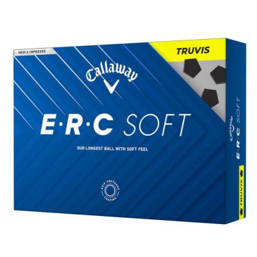 キャロウェイ　ERC SOFT TRUVIS ゴルフボール　1ダース（12球入り） イエロー/ブラック　詳細1