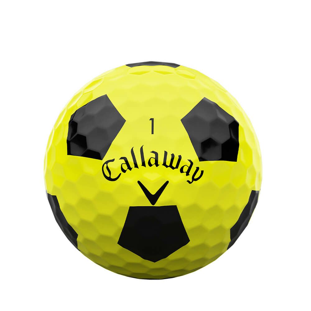 キャロウェイ　ERC SOFT TRUVIS ゴルフボール　1ダース（12球入り） イエロー/ブラック　詳細3