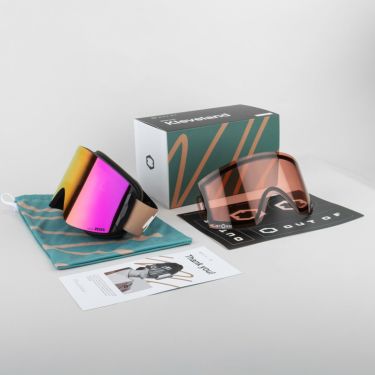 アウトオブ OUT OF　KATANA カタナ MK SAND/VIOLET MCI/STORM Marcus Kleveland マーカスクリーブランドモデル　スキー スノーボードゴーグル 2024-2025 詳細5