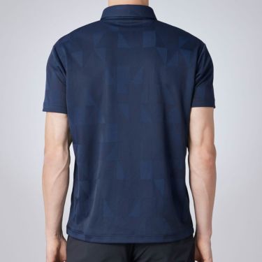 デサントゴルフ DESCENTE GOLF　メンズ オリガミ ジャカード 半袖 ポロシャツ DG5SHS20M　2025年モデル 詳細2