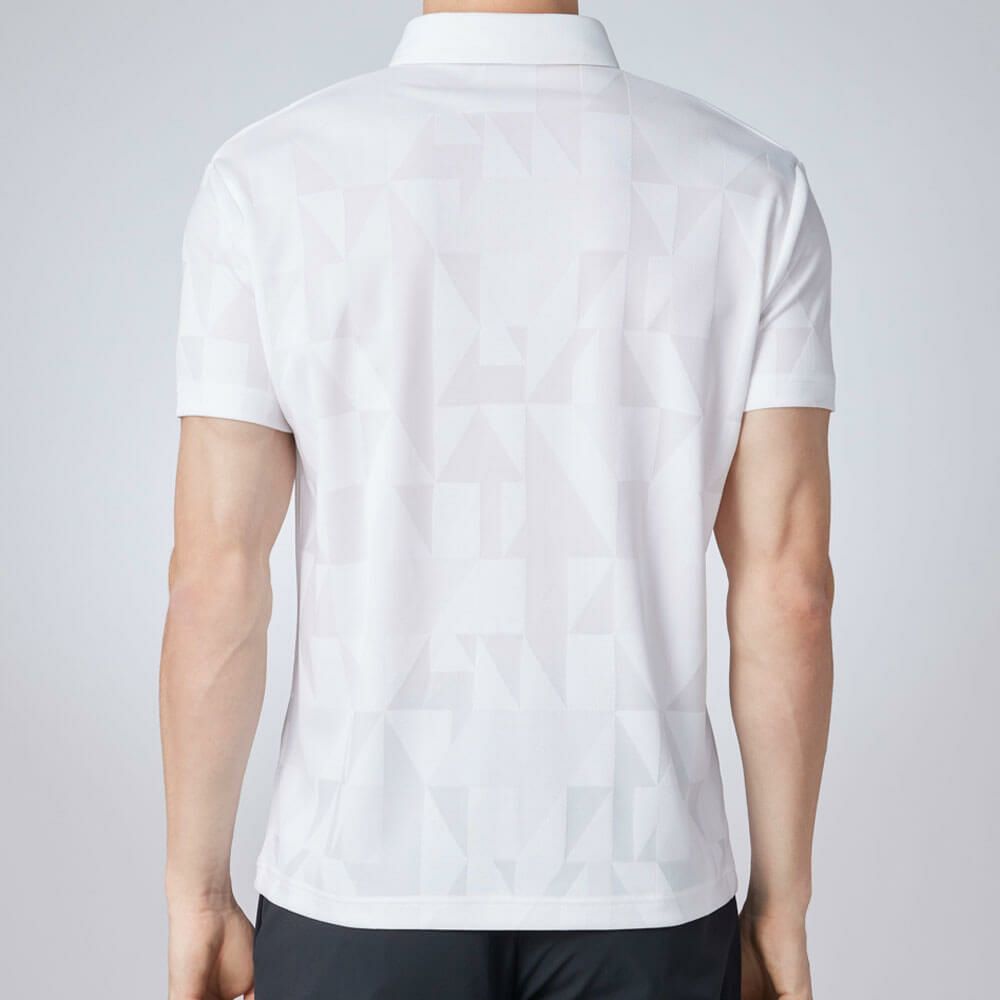 デサントゴルフ DESCENTE GOLF　メンズ オリガミ ジャカード 半袖 ポロシャツ DG5SHS20M　2025年モデル 詳細3