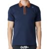 デサントゴルフ DESCENTE GOLF　メンズ ハーフジップ 半袖 ポロシャツ DG5SHS21M　2025年モデル ネイビー
