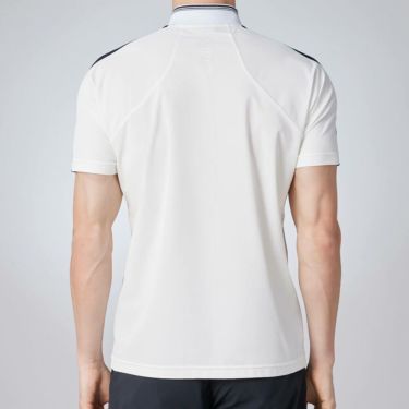 デサントゴルフ DESCENTE GOLF　メンズ スタンドカラー ハーフジップ 半袖 ハイネックシャツ DG5SHS22M　2025年モデル 詳細2