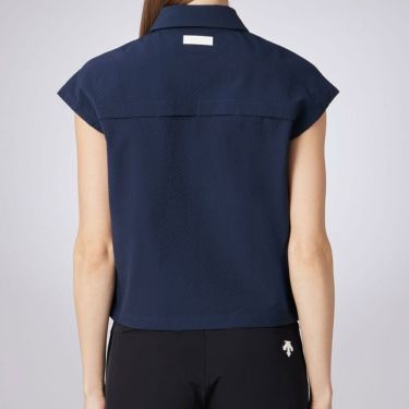 デサントゴルフ DESCENTE GOLF　レディース ドビー織 フレンチスリーブ ポロシャツ DG5STZ01L　2025年モデル 詳細3