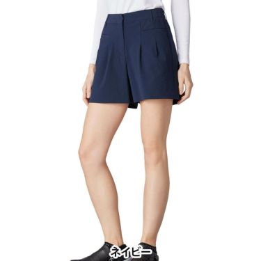 デサントゴルフ DESCENTE GOLF　レディース ドビー織 ショートパンツ DG5SHP04L　2025年モデル ネイビー