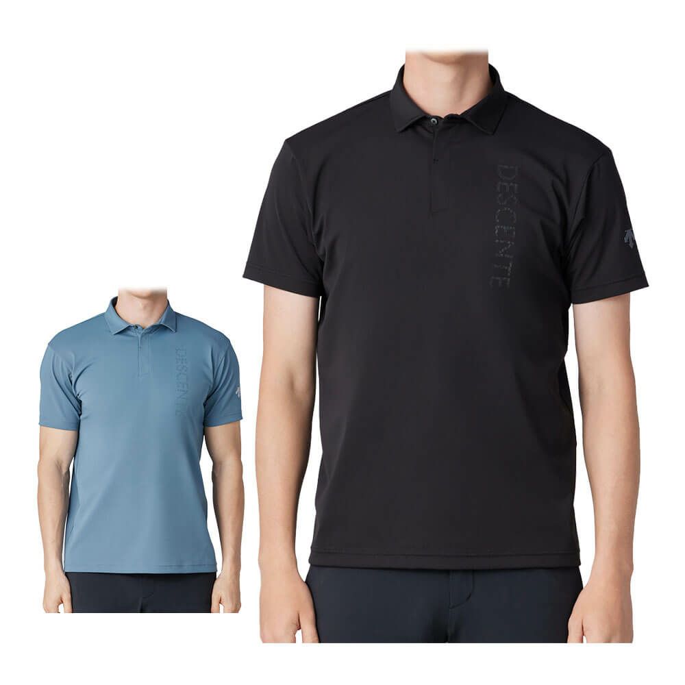 デサントゴルフ DESCENTE GOLF　メンズ トリコットメッシュ 半袖 ポロシャツ DG5SHS19M　2025年モデル