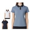デサントゴルフ DESCENTE GOLF　レディース 鹿の子 半袖 ポロシャツ DG5SHS18L　2025年モデル