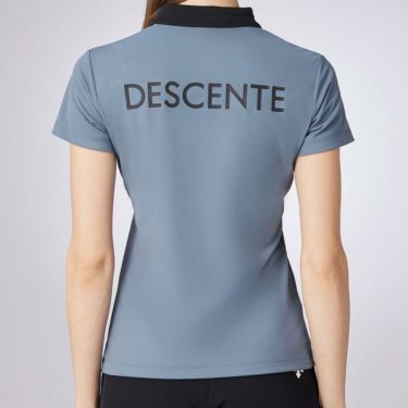 デサントゴルフ DESCENTE GOLF　レディース 鹿の子 半袖 ポロシャツ DG5SHS18L　2025年モデル 詳細2