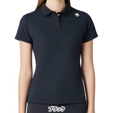 デサントゴルフ DESCENTE GOLF　レディース 鹿の子 半袖 ポロシャツ DG5SHS18L　2025年モデル 詳細4