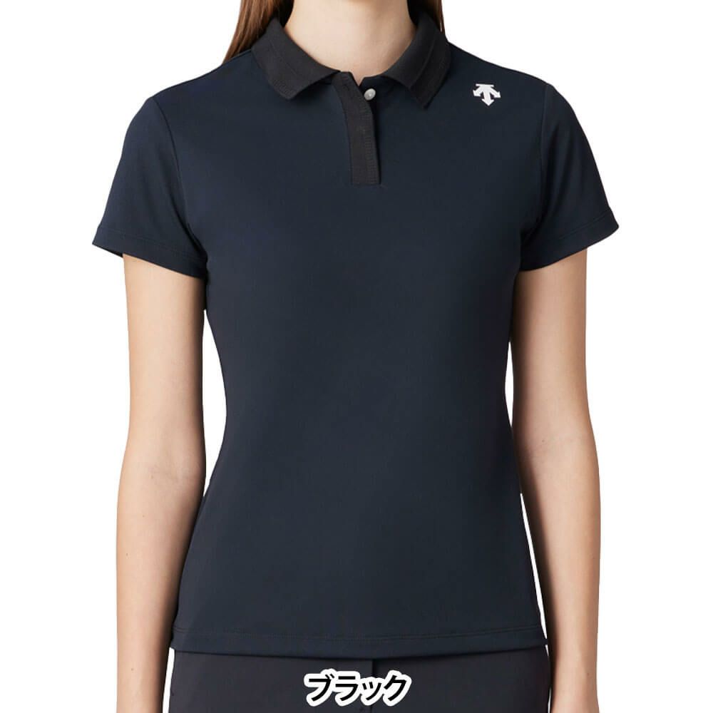 デサントゴルフ DESCENTE GOLF　レディース 鹿の子 半袖 ポロシャツ DG5SHS18L　2025年モデル 詳細4