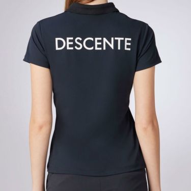 デサントゴルフ DESCENTE GOLF　レディース 鹿の子 半袖 ポロシャツ DG5SHS18L　2025年モデル 詳細5