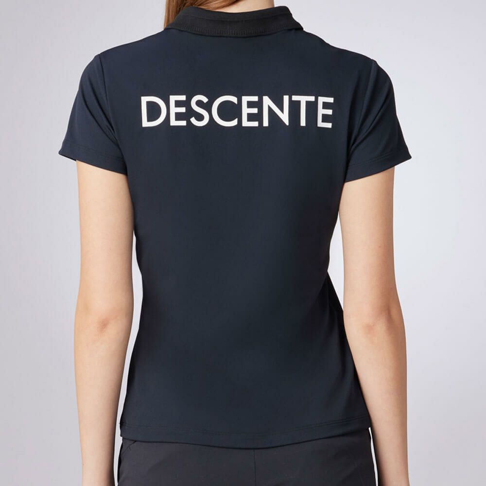 デサントゴルフ DESCENTE GOLF　レディース 鹿の子 半袖 ポロシャツ DG5SHS18L　2025年モデル 詳細5