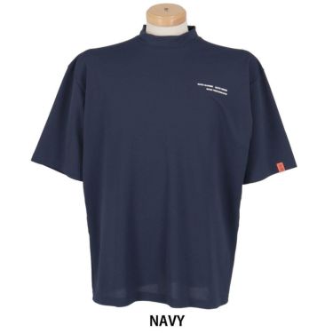 ユナイテッドアローズゴルフ　メンズ 半袖 ハイネックシャツ 6017-699-0112　2025年モデル NAVY