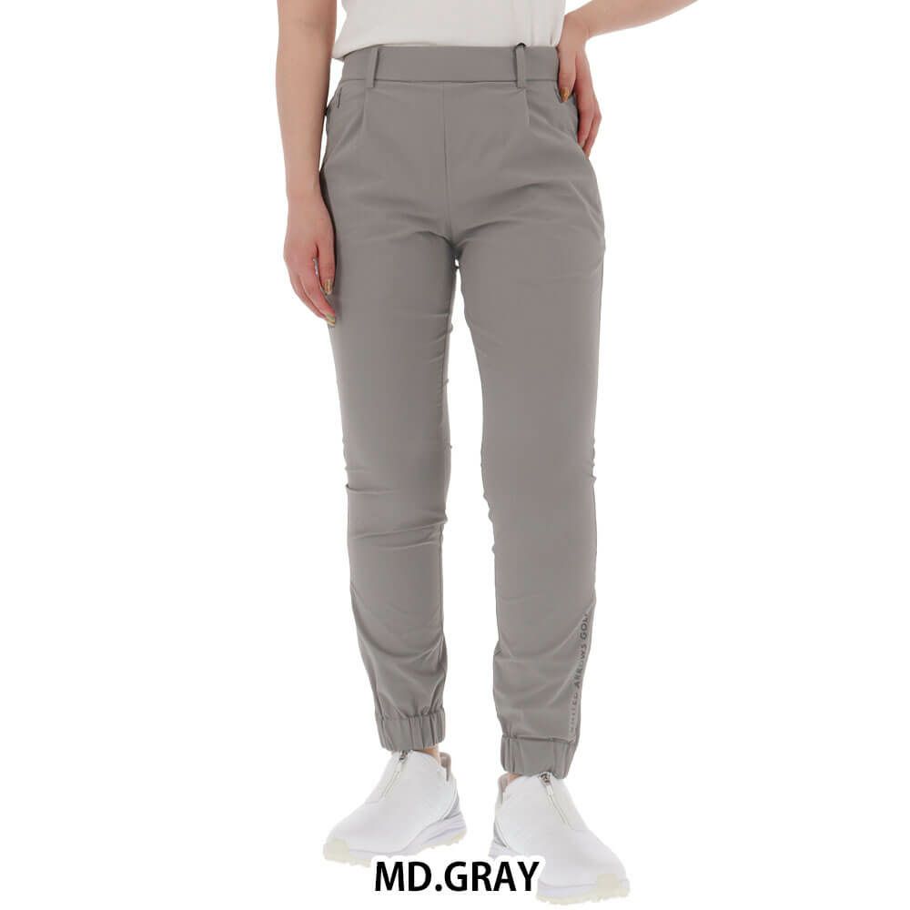 ユナイテッドアローズゴルフ　レディース スリム ジョガーパンツ 6014-699-0089　2025年モデル MD.GRAY