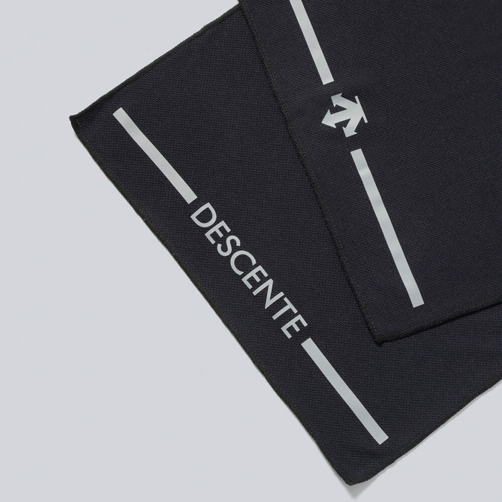 デサントゴルフ DESCENTE GOLF　クールタオル（シリコンケース付き） DG5SAZ41M BK00 ブラック　2025年モデル 詳細1