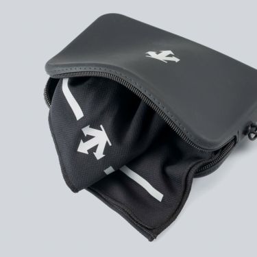 デサントゴルフ DESCENTE GOLF　クールタオル（シリコンケース付き） DG5SAZ41M BK00 ブラック　2025年モデル 詳細4