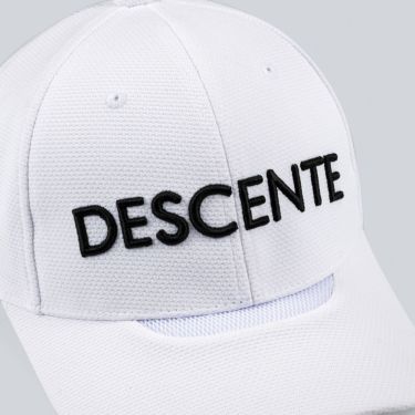 デサントゴルフ DESCENTE GOLF　メンズ クーリング メッシュキャップ DG5SCP04M WH00 ホワイト　2025年モデル 詳細4