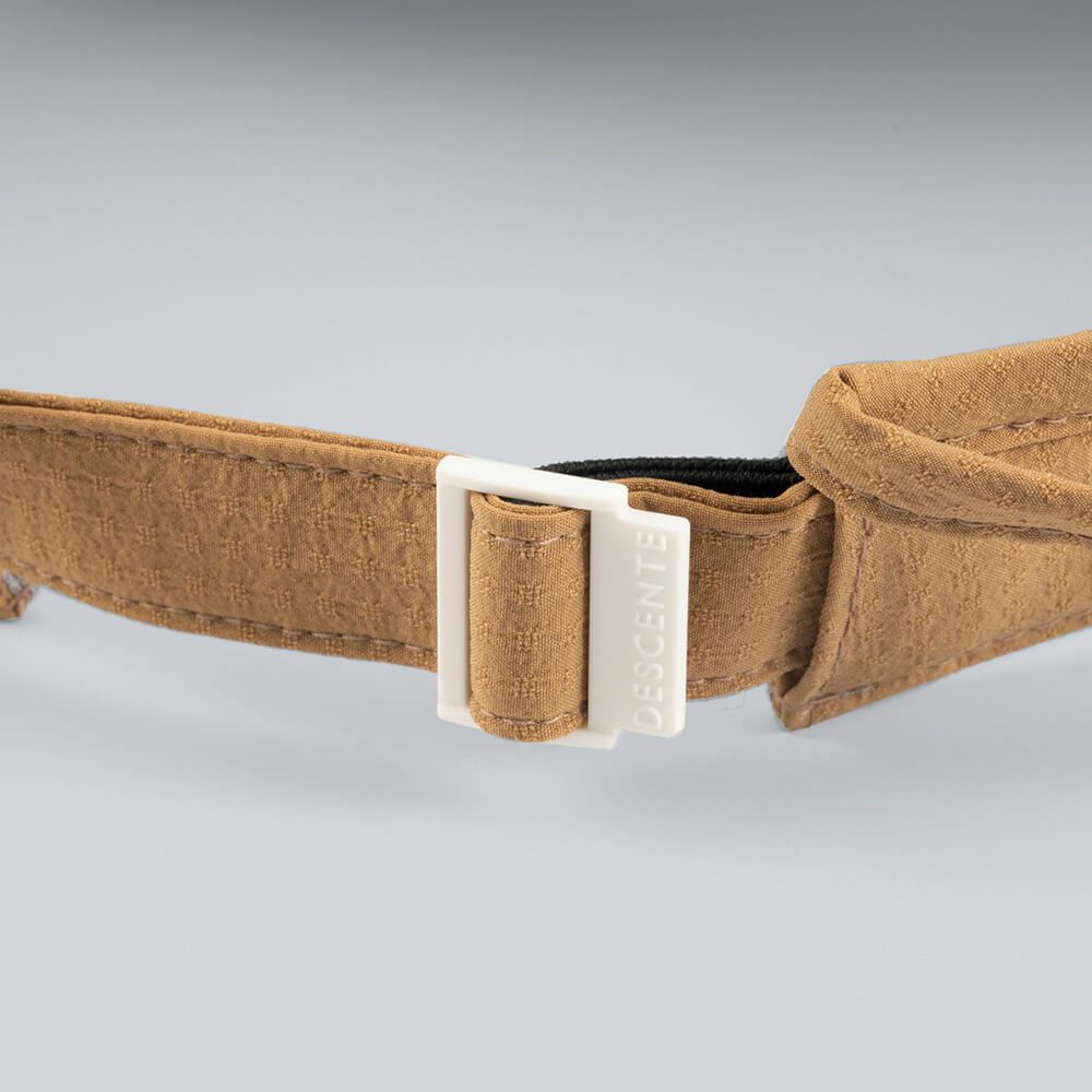 デサントゴルフ DESCENTE GOLF　レディース ワイドブリム リボン サンバイザー DG5SCP53L BW00 ブラウン　2025年モデル 詳細6