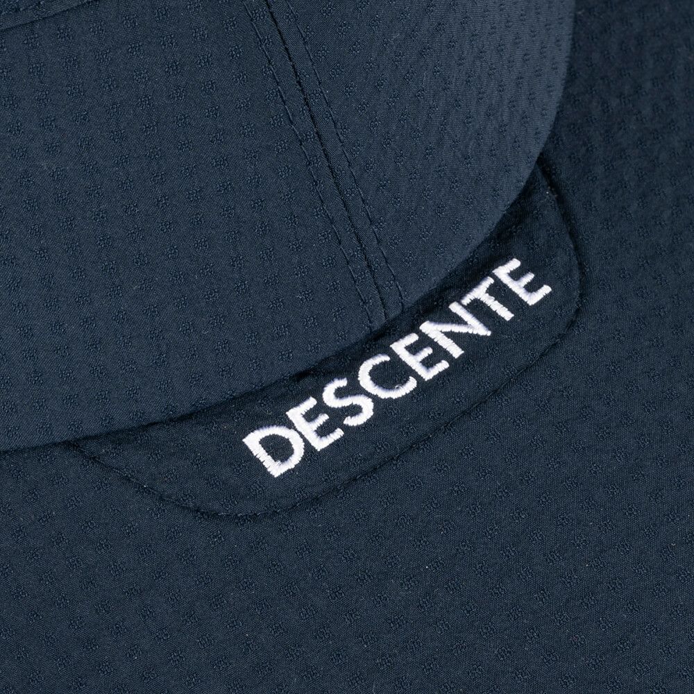 デサントゴルフ DESCENTE GOLF　レディース ワイドブリム リボン サンバイザー DG5SCP53L NV00 ネイビー　2025年モデル 詳細7
