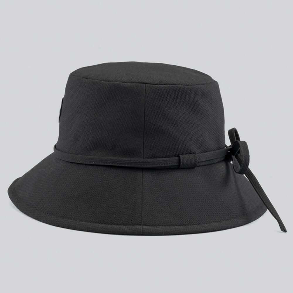 デサントゴルフ DESCENTE GOLF　レディース リボン バケットハット DG5SCP70L BK00 ブラック　2025年モデル 詳細2