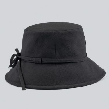 デサントゴルフ DESCENTE GOLF　レディース リボン バケットハット DG5SCP70L BK00 ブラック　2025年モデル 詳細3