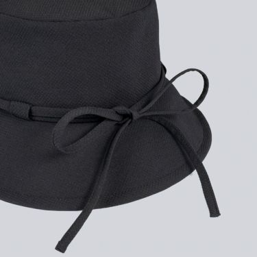 デサントゴルフ DESCENTE GOLF　レディース リボン バケットハット DG5SCP70L BK00 ブラック　2025年モデル 詳細5