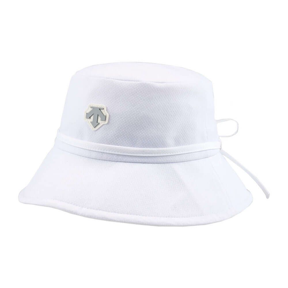 デサントゴルフ DESCENTE GOLF　レディース リボン バケットハット DG5SCP70L WH00 ホワイト　2025年モデル ホワイト