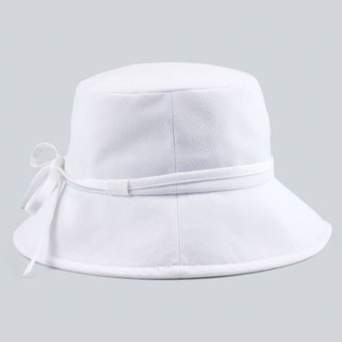 デサントゴルフ DESCENTE GOLF　レディース リボン バケットハット DG5SCP70L WH00 ホワイト　2025年モデル 詳細3