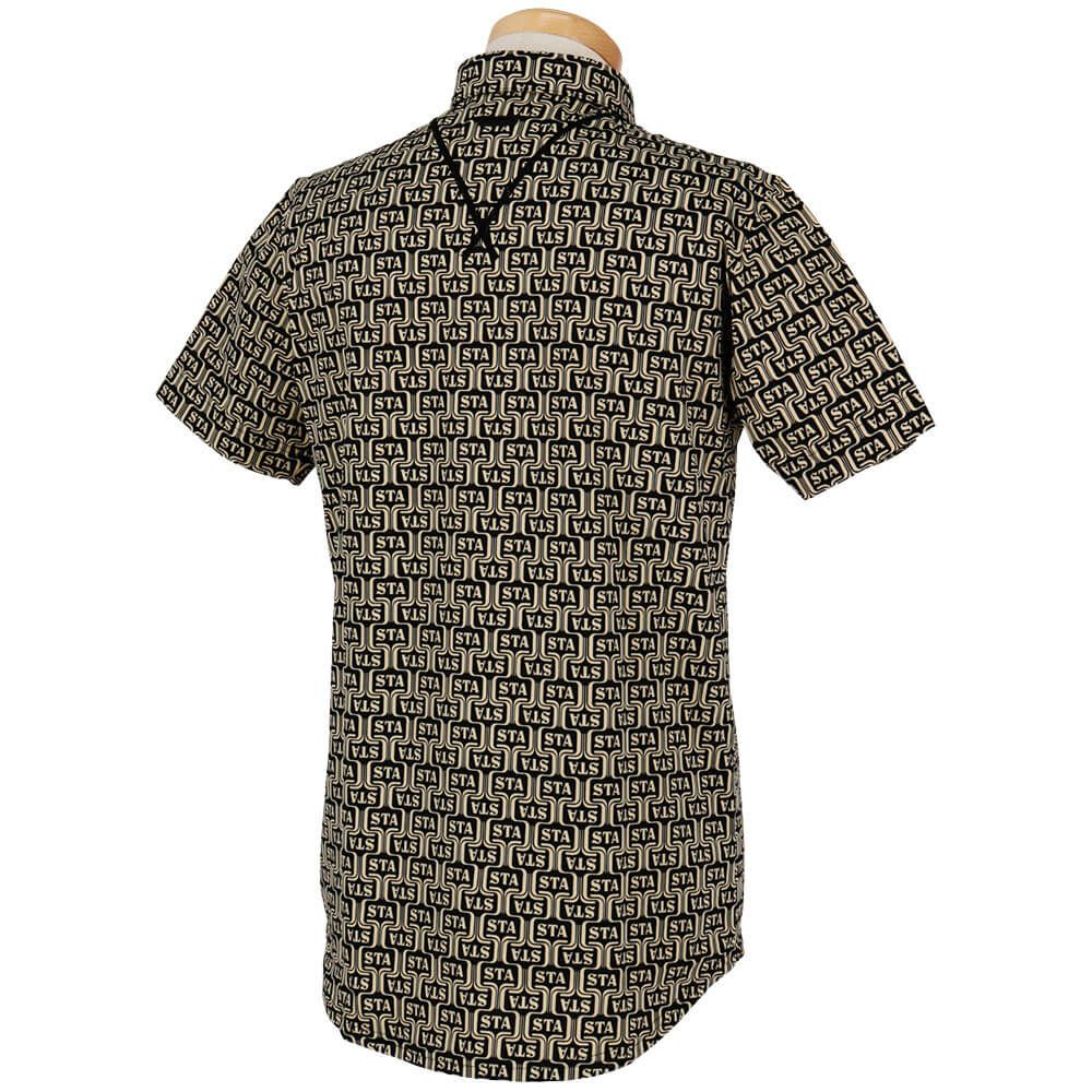 セントアンドリュース St ANDREWS　メンズ ドビーメッシュ ニューウェーブ柄 半袖 ポロシャツ 042-5160557　2025年モデル 詳細3