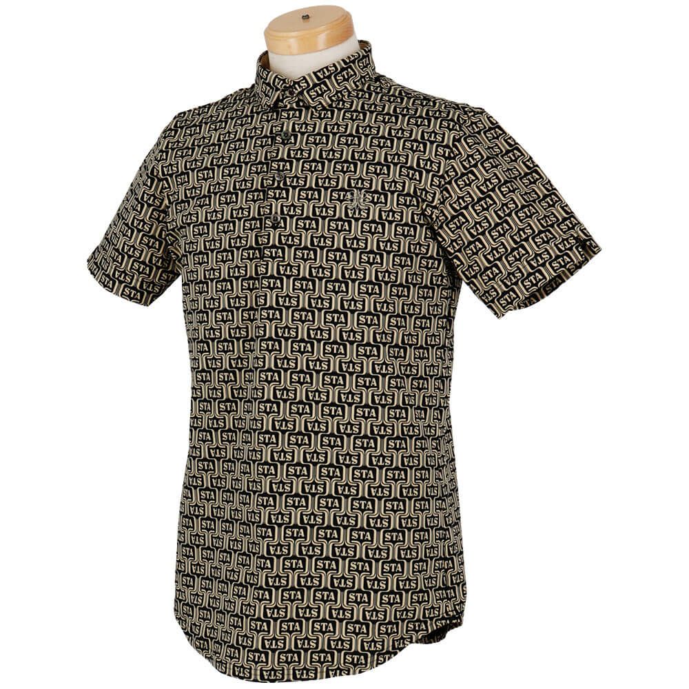 セントアンドリュース St ANDREWS　メンズ ドビーメッシュ ニューウェーブ柄 半袖 ポロシャツ 042-5160557　2025年モデル 詳細4