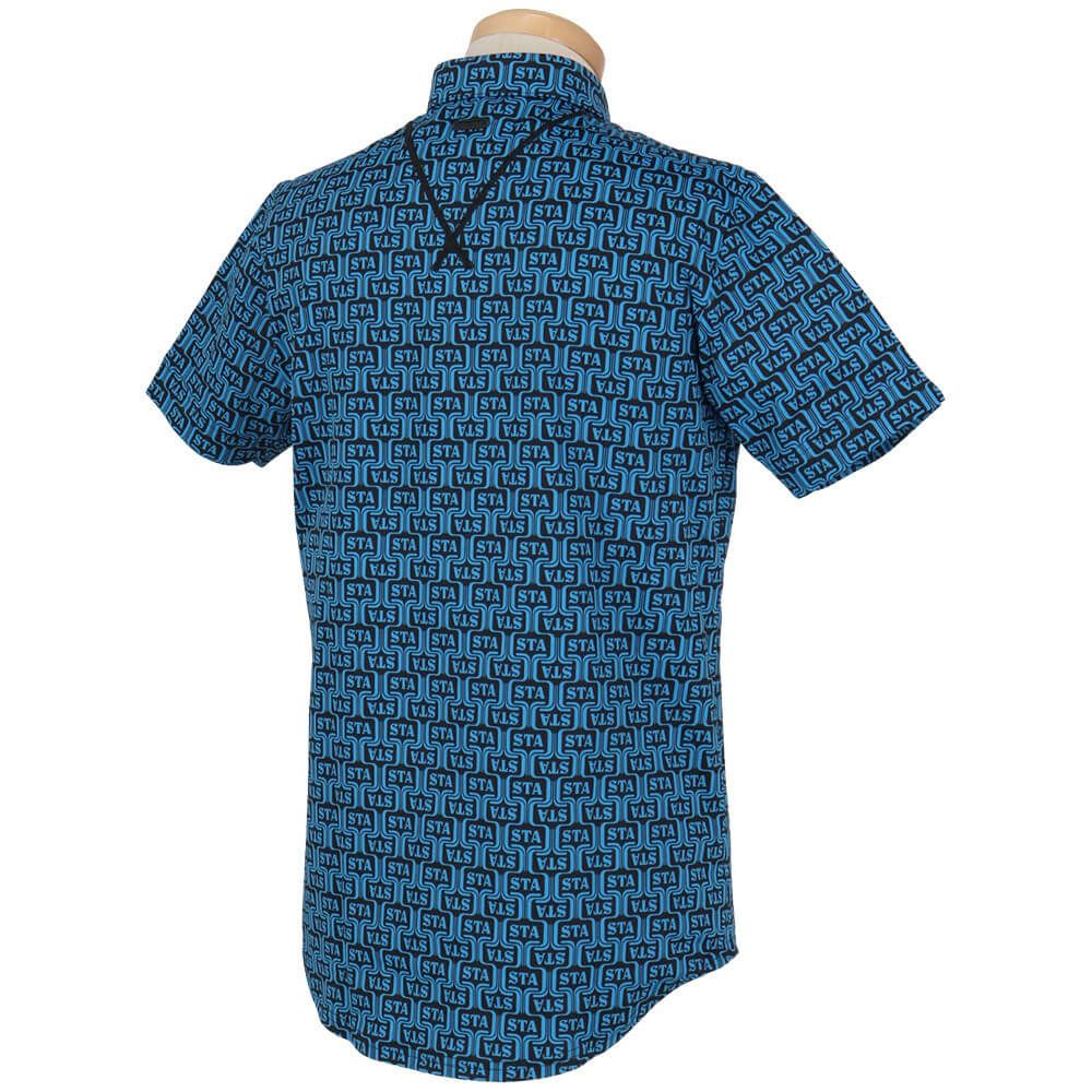 セントアンドリュース St ANDREWS　メンズ ドビーメッシュ ニューウェーブ柄 半袖 ポロシャツ 042-5160557　2025年モデル 詳細6