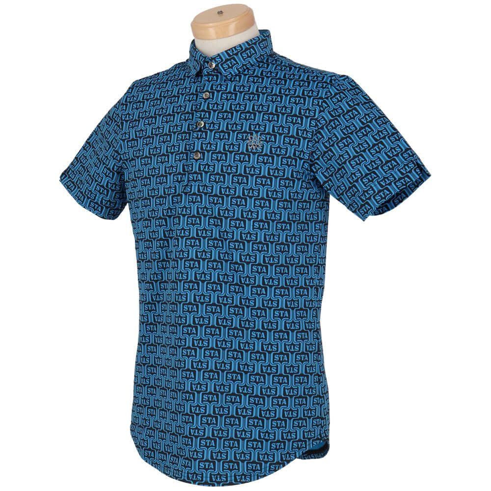 セントアンドリュース St ANDREWS　メンズ ドビーメッシュ ニューウェーブ柄 半袖 ポロシャツ 042-5160557　2025年モデル 詳細7