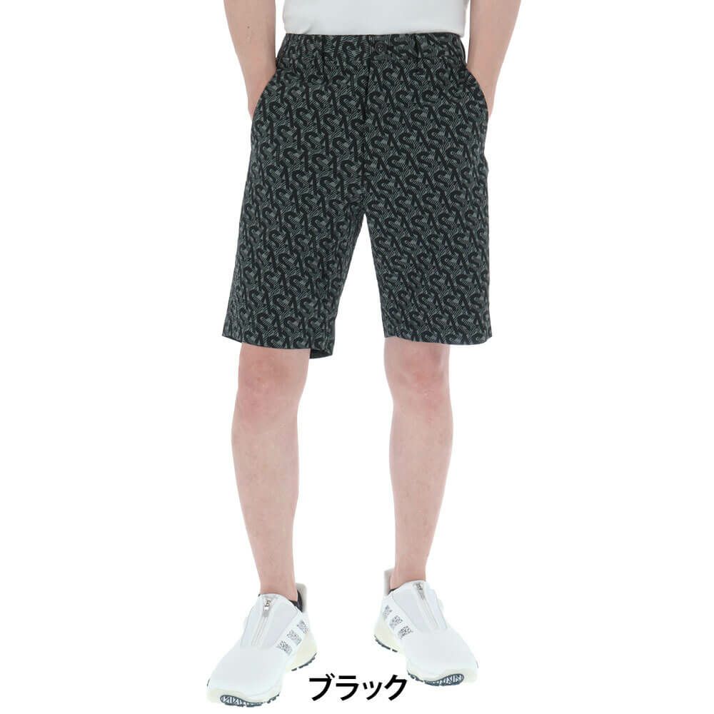 セントアンドリュース St ANDREWS　メンズ SA モノグラム柄 サッカーストレッチ ショートパンツ 042-5132553　2025年モデル 詳細2