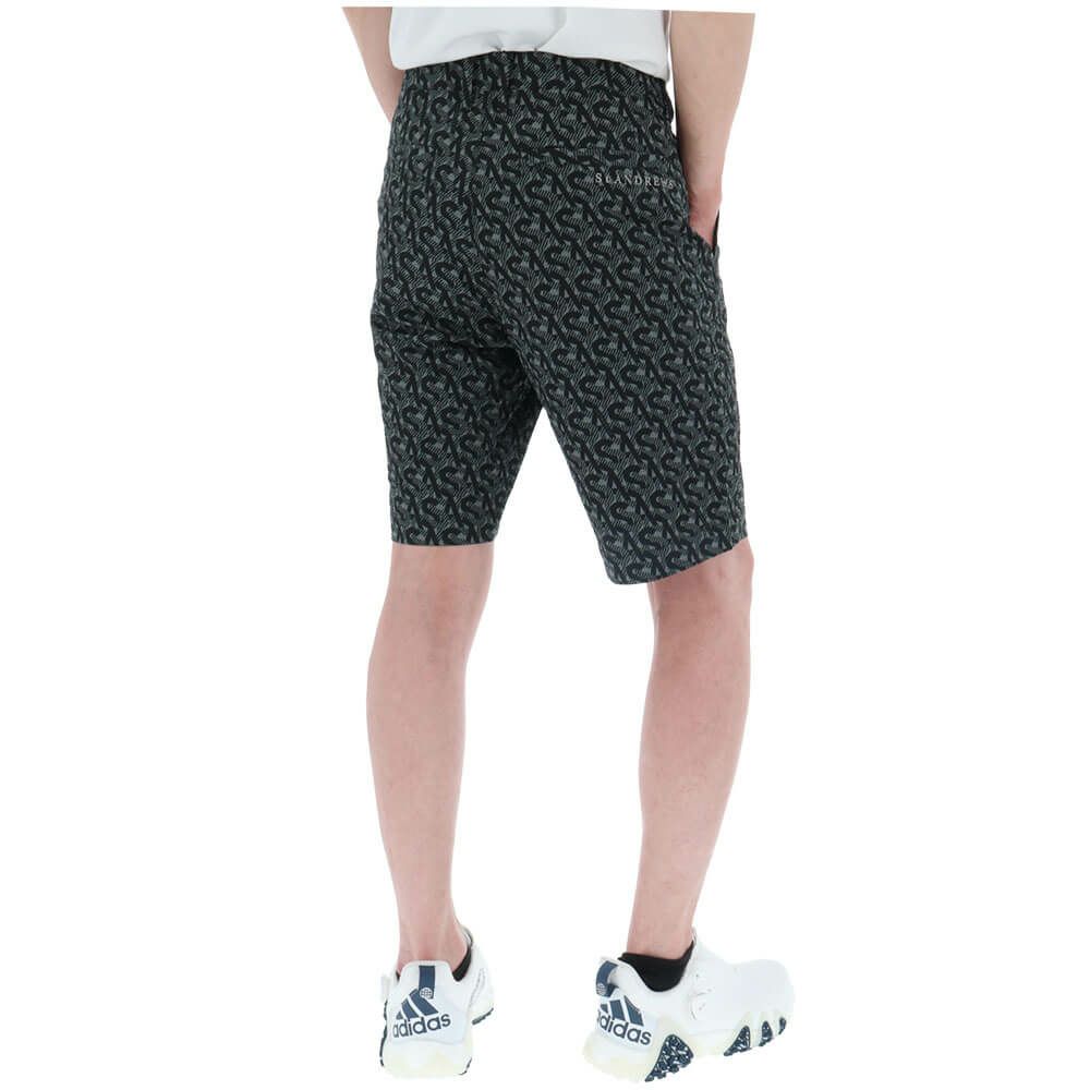 セントアンドリュース St ANDREWS　メンズ SA モノグラム柄 サッカーストレッチ ショートパンツ 042-5132553　2025年モデル 詳細3