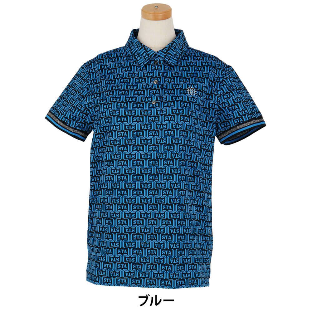 セントアンドリュース St ANDREWS　レディース ドビーメッシュ ニューウェーブ柄 半袖 ポロシャツ 043-5160558　2025年モデル 詳細5